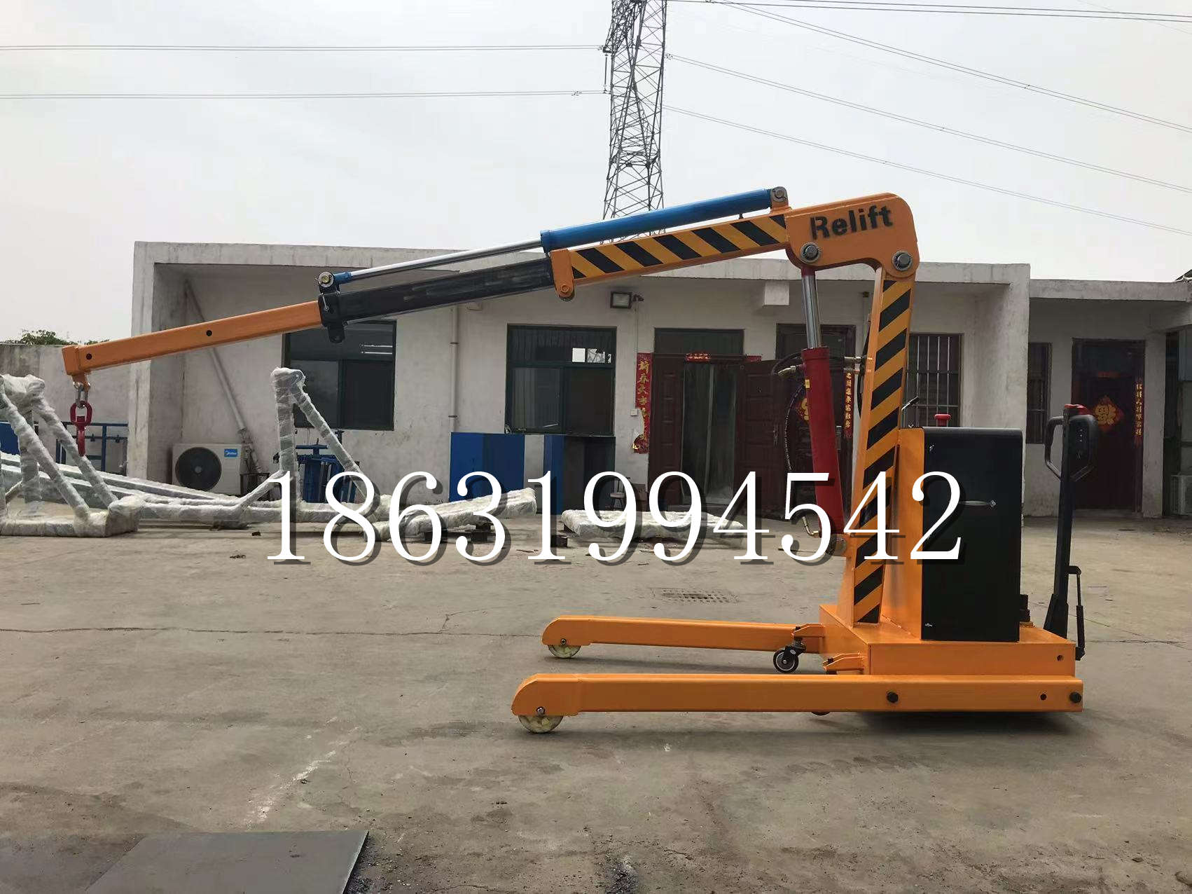 内湖区久征定做3吨三轮随车吊 农用园林绿化移树吊 平板工程用小吊机